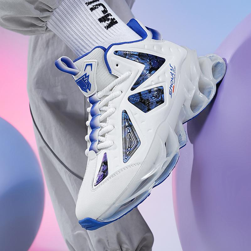 Breathable Blade Sneakers Men High Street Sports Shoes Brand Designer Leisure Shoes Shock Absorption Walking Shoes Made Footwear