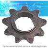 VBESTLIFE Motor Sprocket, 9T 25H Engine Pinion Gear Chain Sprocket H Shaped for MY1020 Motor Engine