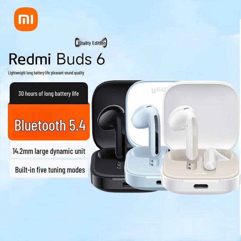 Redmi Buds 6 Vitality Edition Semi-in-ear Bluetooth Earbuds