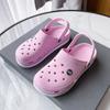 New hole shoes women's summer outer wear couple student cute beach shoes sandals shoes non-slip