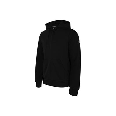 Essentials Plain Full-Zip Hoodie Herren Hoodie Schwarz EB5272