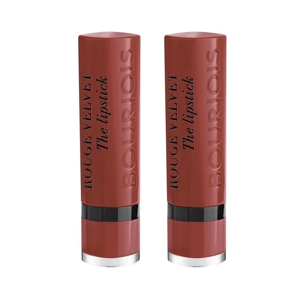 Bourjois 24 Parisienne Velvet Lipstick 2-Pack Bourjois Rouge Velvet The Lipstick 24 Parisienne Lipstick