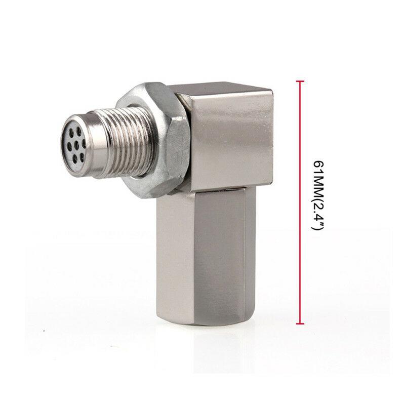 Exhaust Catalyst Rear M18*1.5 Universal Oxygen Sensor Spacer 90 Degree Lambda O2 Adapter Mini Catalytic Sensor Fix Engine Light