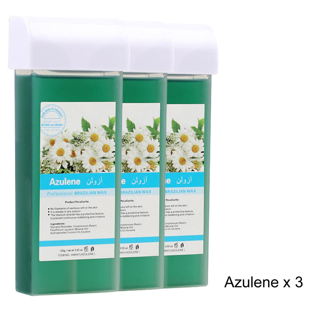 Roll On Refill Hair Removal Wax Painless Depilatory Wax Roller Honey Wax Body Hair Removal For Any Roll On Wax Warmer Cartridge