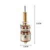 16type Double Shaft Potentiometer With Switch A50K B50K Shaft Length 30mm High Quality