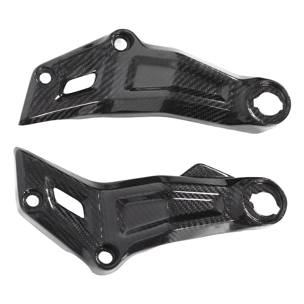 2pcs 3K Carbon Fiber Motorcycle Side Frame Cover Decorative Covers Replacement for MT?07 2013?2016