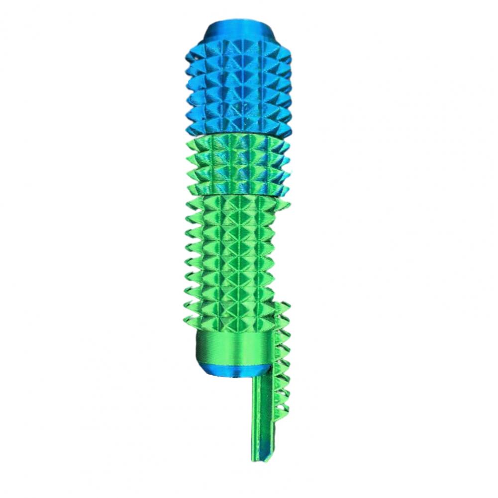 5-in-1 Spiked Roller Toy 3D Printed Spiky Pain Stim Keychain Pocket Mini Sensory Fidget Toy for Anxiety Stress Relief