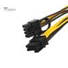Portable Cable PCI-E 6-pin to 2x 8-pin GPU Graphics Video Card Extension Cord Power Splitter PCI Express