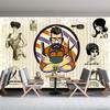 Friseursalon Tapeten mural Retro Friseursalon Hintergrundwand Wandmalereien Kosmetikstudio Nagelstudio Tapete