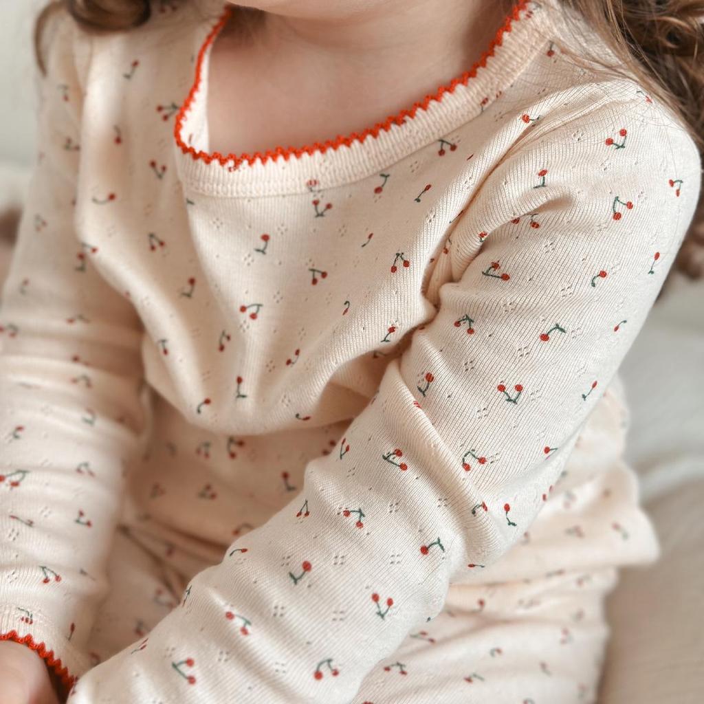 Autumn Kids' Cotton-Silk Pajama Set for Boys and Girls