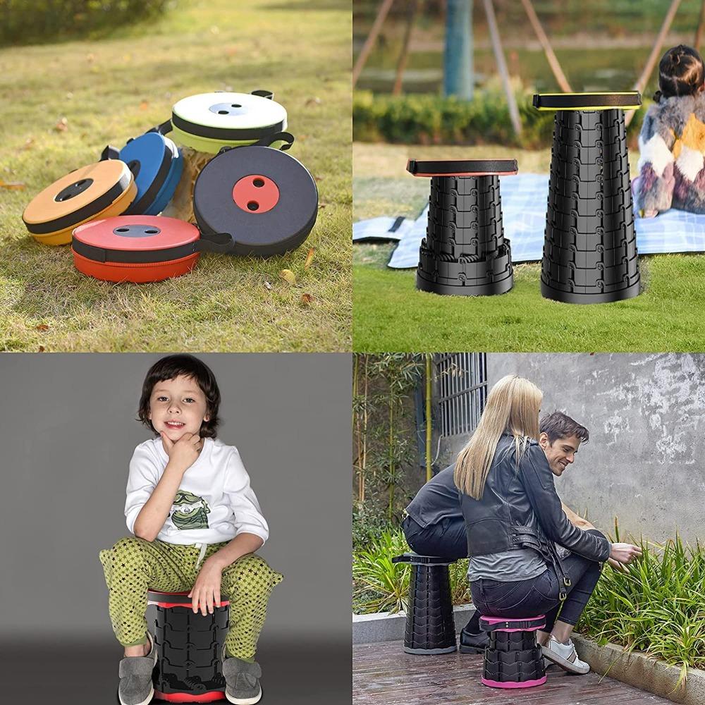 Portable Folding Stool, Load 560 Lb for Outdoor Camping Travel Indoor Dining Party