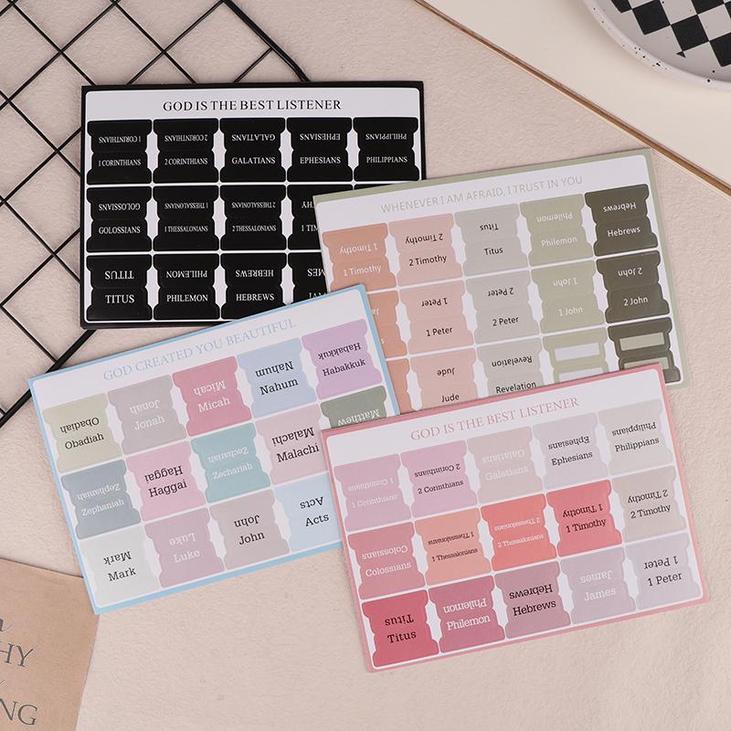 Mr. Pen- Bible Tabs 5 Tabs Boho Theme Laminated Bible Tabs For Women And Men Bible Tabs For Study Bible Bible Index Tabs