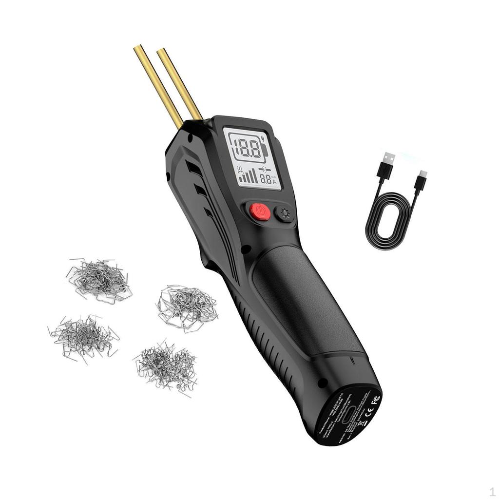 Cordless Plastic Welding Tool with Handle for Car Repairs And 200 Staples