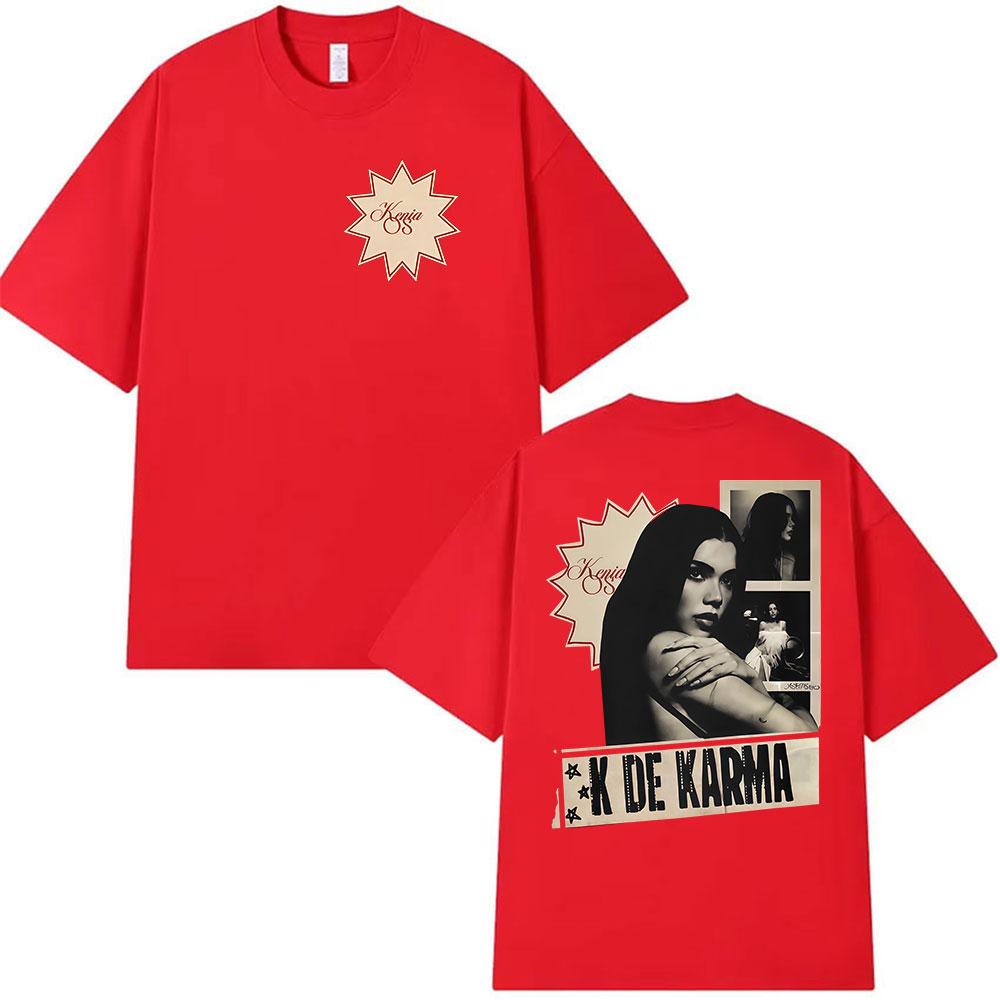 

Vintage Kenia Os K De Karma Album 2026 Graphic T Shirt Unisex Women Harajuku Clothing Short Sleeve Tshirts Gothic Hip Hop Tshirt S