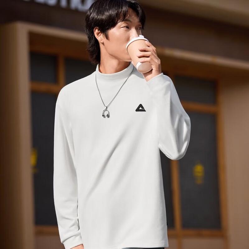 Peak Unisex Fleece-Lined Mock Neck Long Sleeve Sport Top DF654000