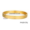 Diamant Check Open Armband Mode Armband Heren Retro Trendy Mat Check Armband