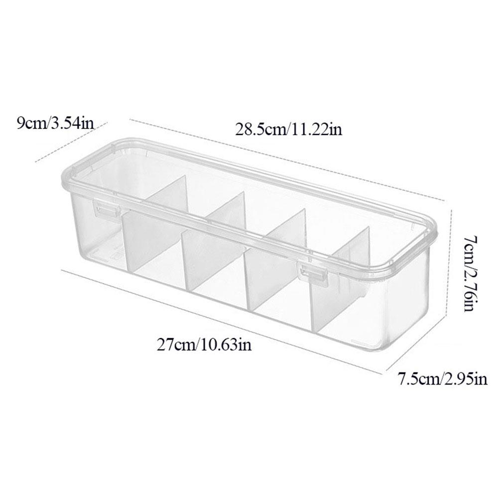 Transparent Cable Storage Containers Dustproof For Data And Charging Cords Storage Box Multifunctional Home Supplies Organizer