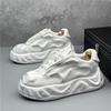 New Designer Vintage Unique Men's All Match Platform Causal Shoes Male Flats Moccasins Walking Clunky Sneakers