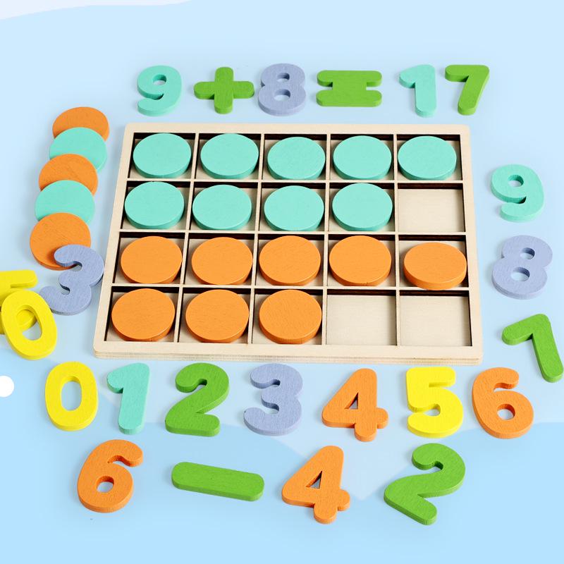 

Early Education Puzzle Set: Kindergarten Math and Color Matching Jigsaw 15.5x18.5x2.5 cm