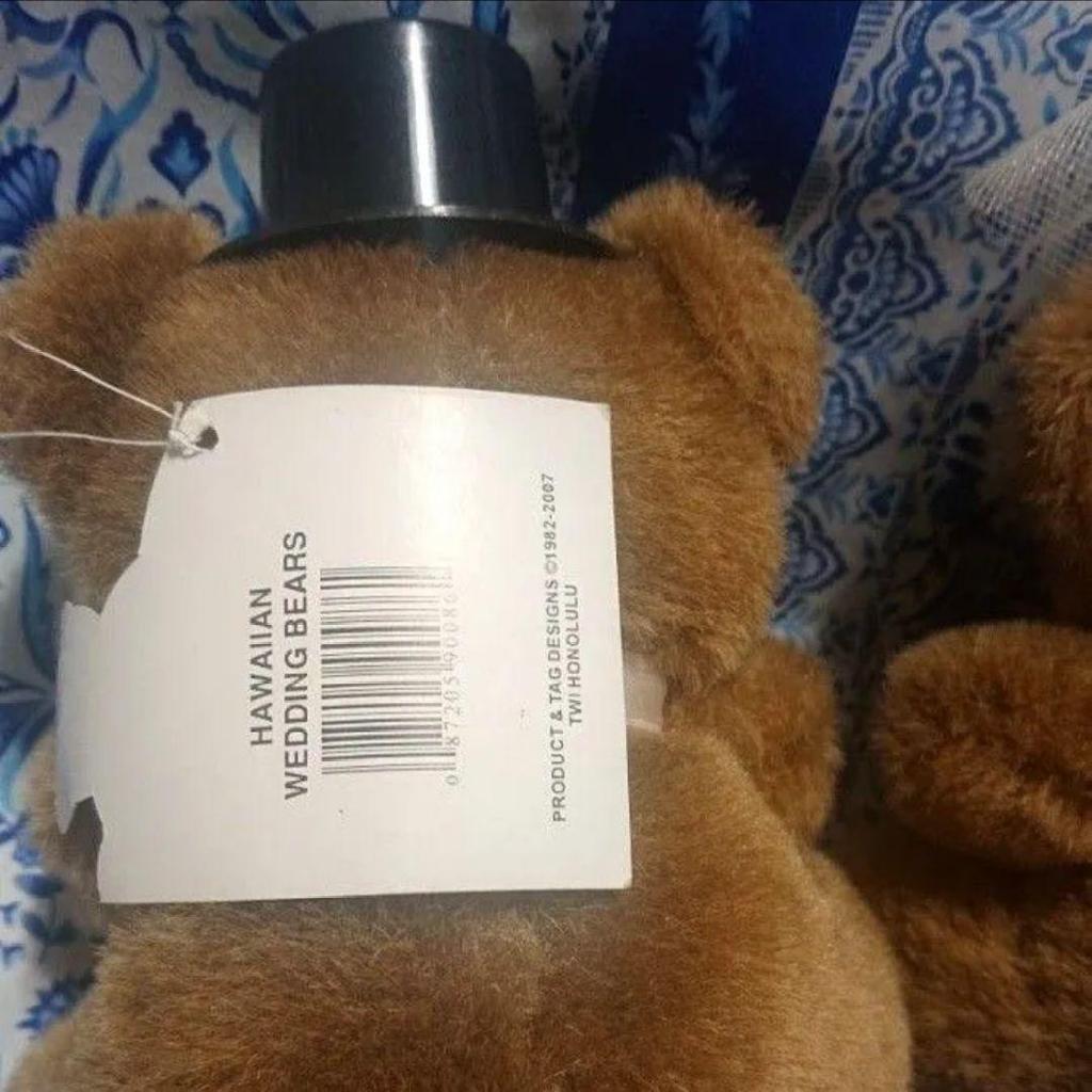 [USED] Nani Stufs Wedding Bear Vintage Teddy Bear Plush Toy