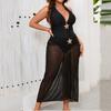 Women's Bikini Plus Size Swimsuit Mesh Dress Two-Piece Swimsuit