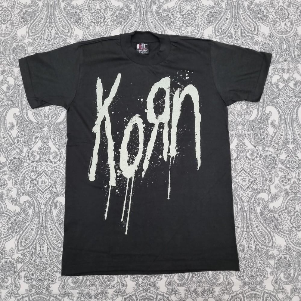 Korn Still A Freak T Shirt Graphic Print Band Tee Size Medium 90s Vintage