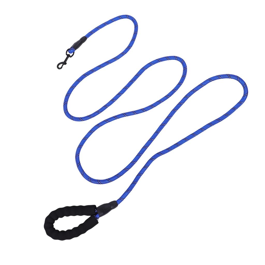 Dog Leash Reflective 9.84ft Nylon Rope Foam Padded Handle Pet Leash for Medium Large Dogs Walking Training