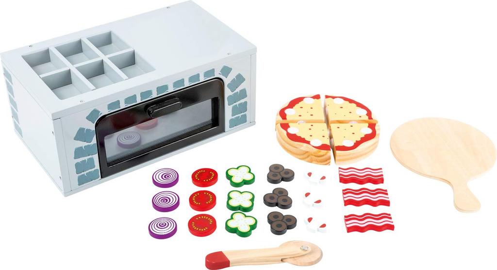 BorneLund Small Foot Pizza Oven Set Ages 2 and SM11204 (for Up)