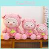 Cute Transformation Plush Pig Doll With Pp Cotton Filling For Childrens Birthday Gift