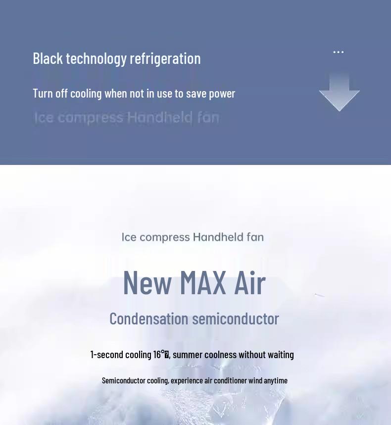 Mini USB Rechargeable Handheld Cooling Fan with Strong Wind Technology