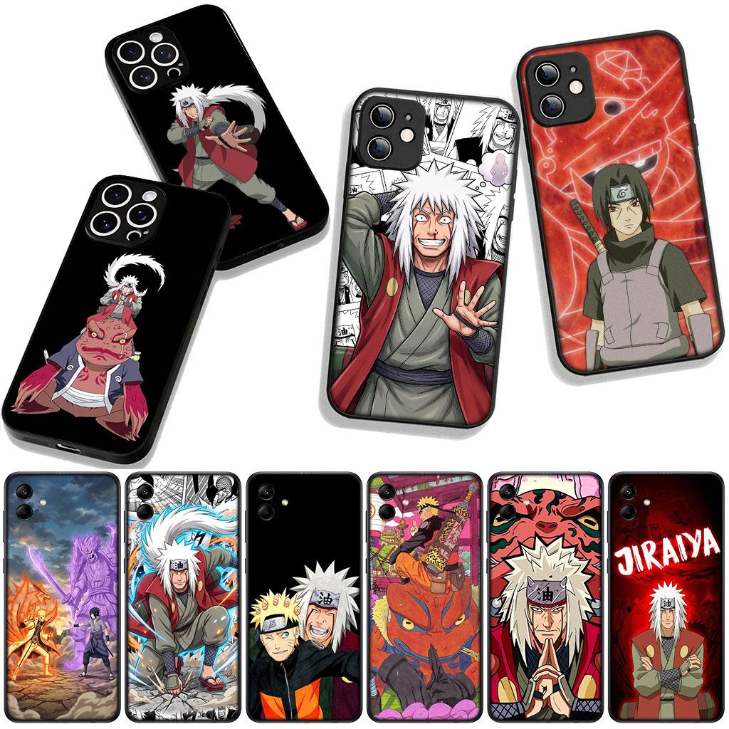 for Samsung Galaxy A25 A37 A57 A12 A14 A41 A50 A51 A70 A71 A72 A21S A04 M15 Note 20 9 8 10 Case Jiraiya Narutos Sasuke Uchiha