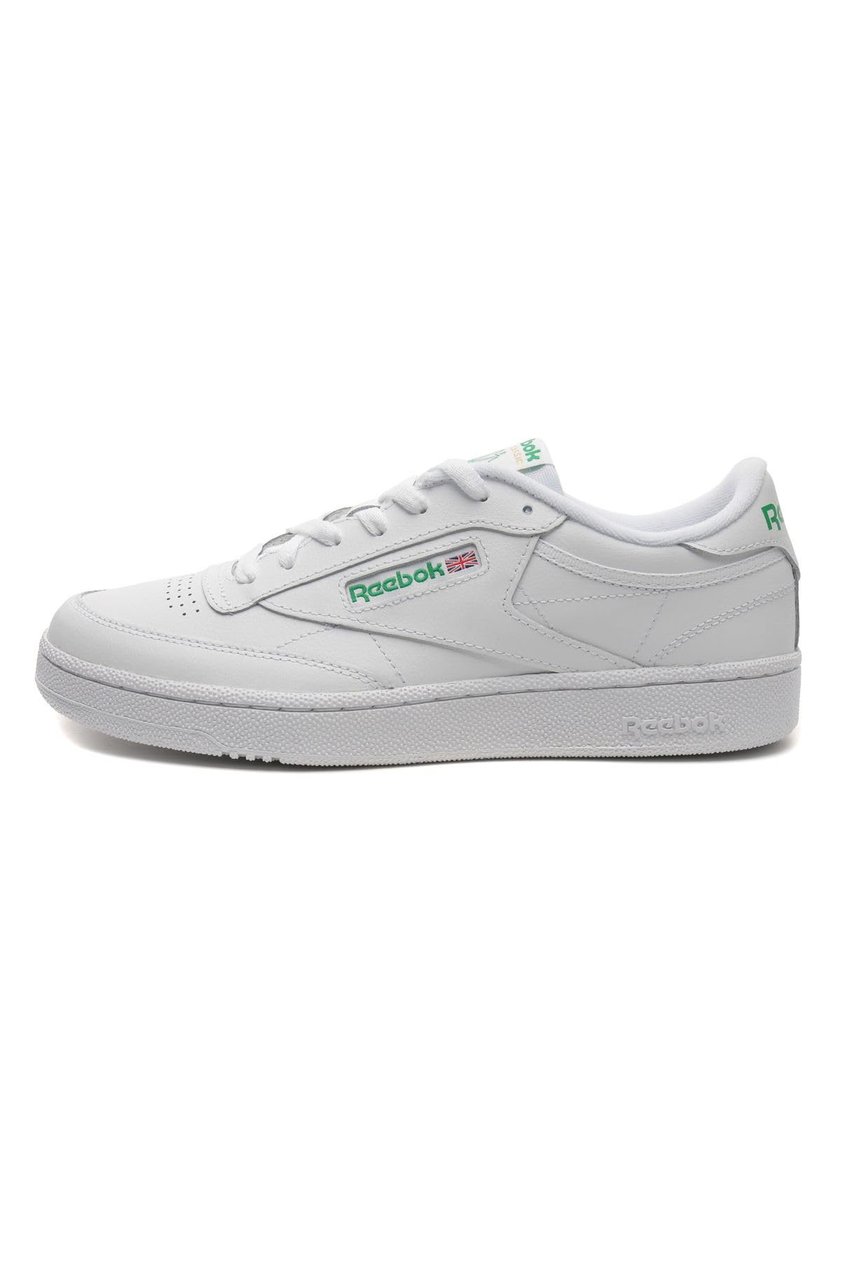 

Reebok Club C 85 Размер см Мужские кроссовки, Белый/Зеленый, 27.0