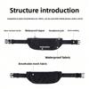 Sports Running Fanny Pack Women's Mobile Phone Fanny Pack Men's Equipment Fitness Bag Ultra-thin Invisible Belt Multifunctional Waterproof