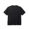Anta Bequemes Atmungsaktives Basic Rundhals Logo T-Shirt Herren Oberteile Schwarz 972528119-4