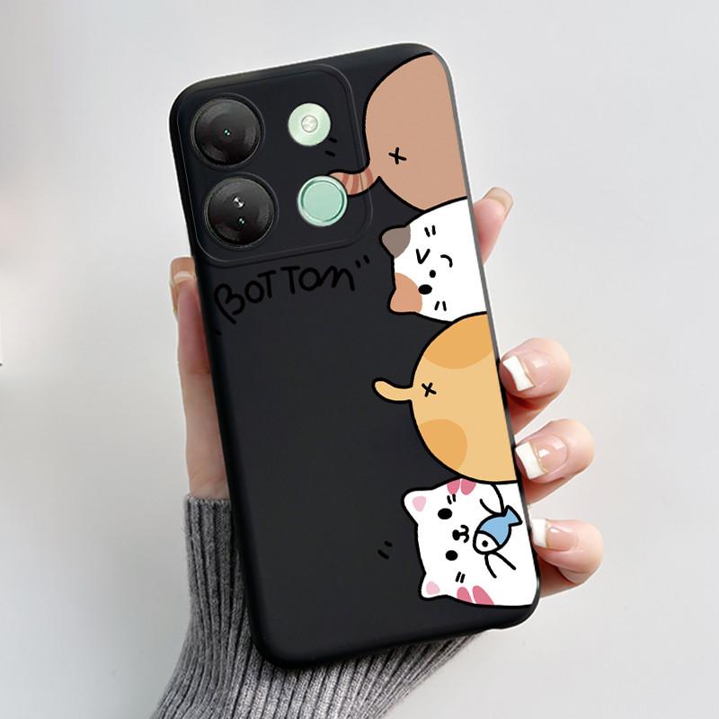 Cute Case For Infinix Smart 7 HD / Smart 7 Plus Fundas Coque Printing Shell Protective Cover Soft Silicone Cartoon Phone Casing