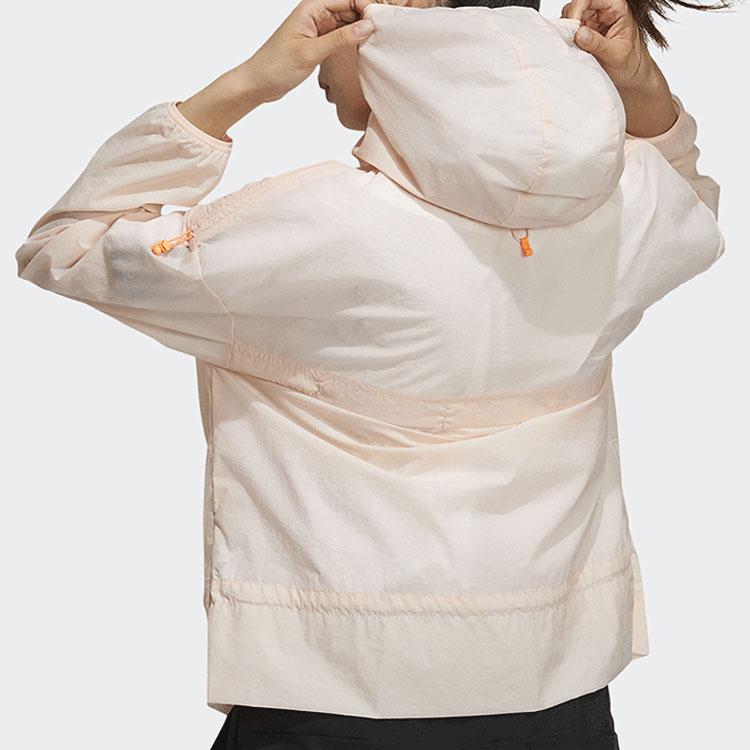 Adidas Woven Sports Hooded Jacket Women Tops Pink GP0672