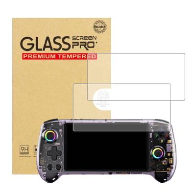 2 Stück 9H HD Gehärtetes Glas Displayschutzfolie Schutzfolie Spielzubehör für Anbernic RG557