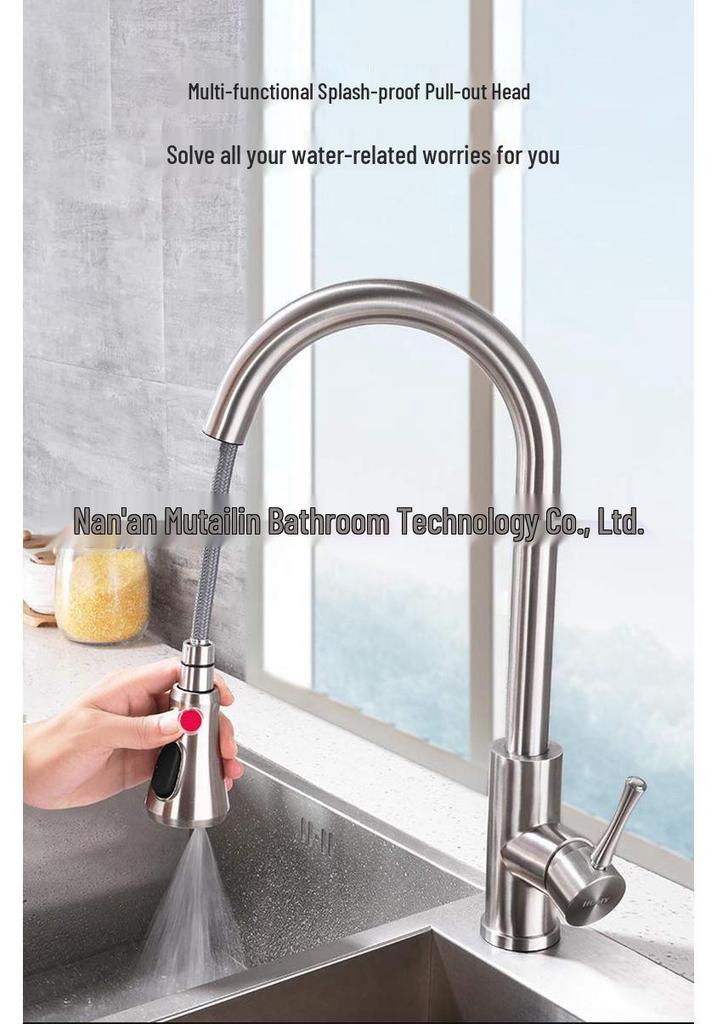 Pull-Out Kitchen Sink Faucet Aerator Spray Head