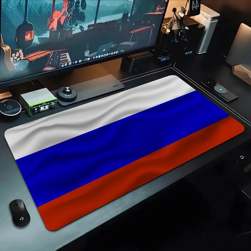 Russische Flagge Mauspads 500X1000 mm Großes Gaming-Mauspad Gamer XL Gummi Otaku Tastaturpad Laptop Schreibtischmatte