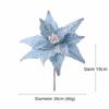New 30CM Artificial Poinsettia Flower Simulated Pearl Pink White Christmas Flower DIY Christmas Flower Christmas Tree Accessory