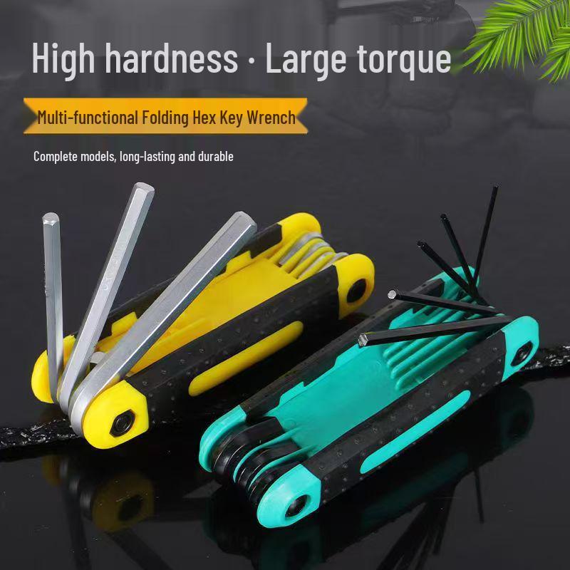 Foldable Hex and Torx Wrench Set, Chrome Vanadium Steel