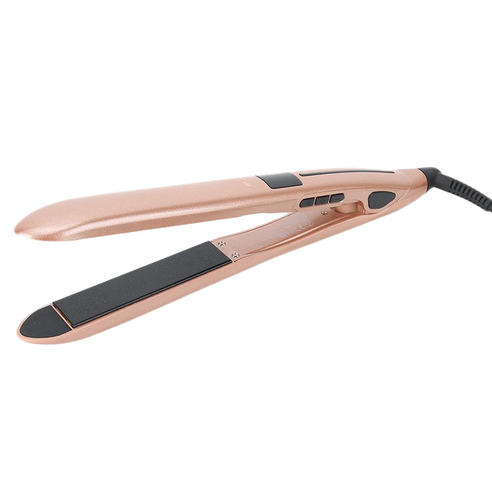 

Electric Hair Straighter Temperature Adjustment Led Display Hair Straightening Curling Iron Hair Styling ToolEU Plug