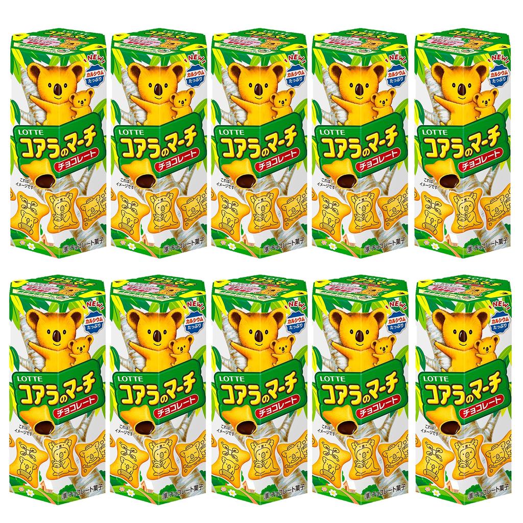 Lotte Koala's March (chocolate) 48g x 10 pieces