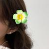 Pearl Flower Hair Clip Plumeria Flowers Side Bangs Clip Beach Claw Clips Headpiece For Women Hawaiian Barrettes Accessories