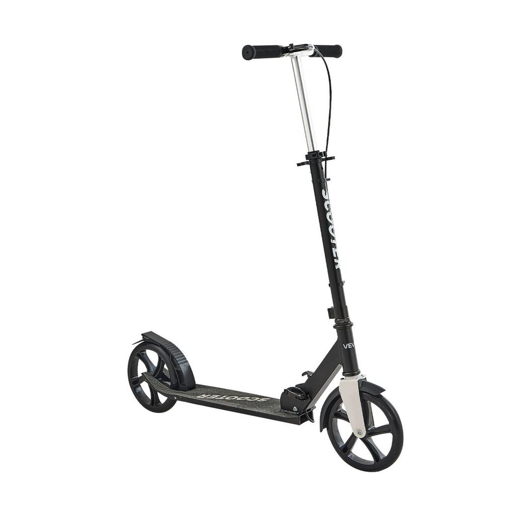 Kick Scooter for Kids Ages 8+, Teens & Adults, 2-Wheel Toddler Scooter with Adjustable Height Handlebar, Wide Anti-Slip Deck, Foldable Lightweight for