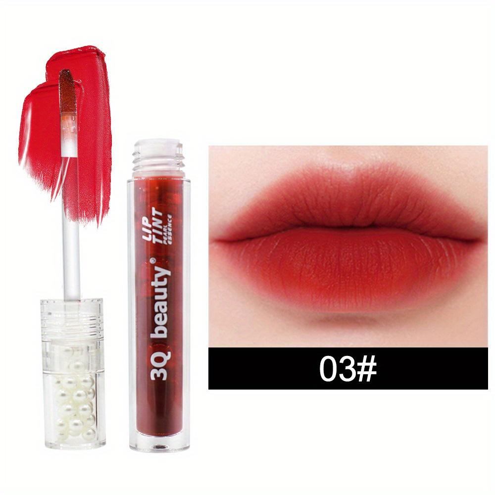 12-Farben-Perlen-Antihaft-Cup-Lippenstift, Wasser, einfarbig, Lippenglasur, matt, nicht leicht zu verblassen, flüssiger Lippenstift