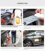 Tank 500 Car Decals: Modified Body Waistline & Side Skirt Color Stripes