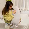 Cartoon Sleepy Cat Plush Toy Kawaii Long Pillow Soft Warm Kitty Doll Stuffed Animal Cushion Birthday Gift Room Bed Decoration