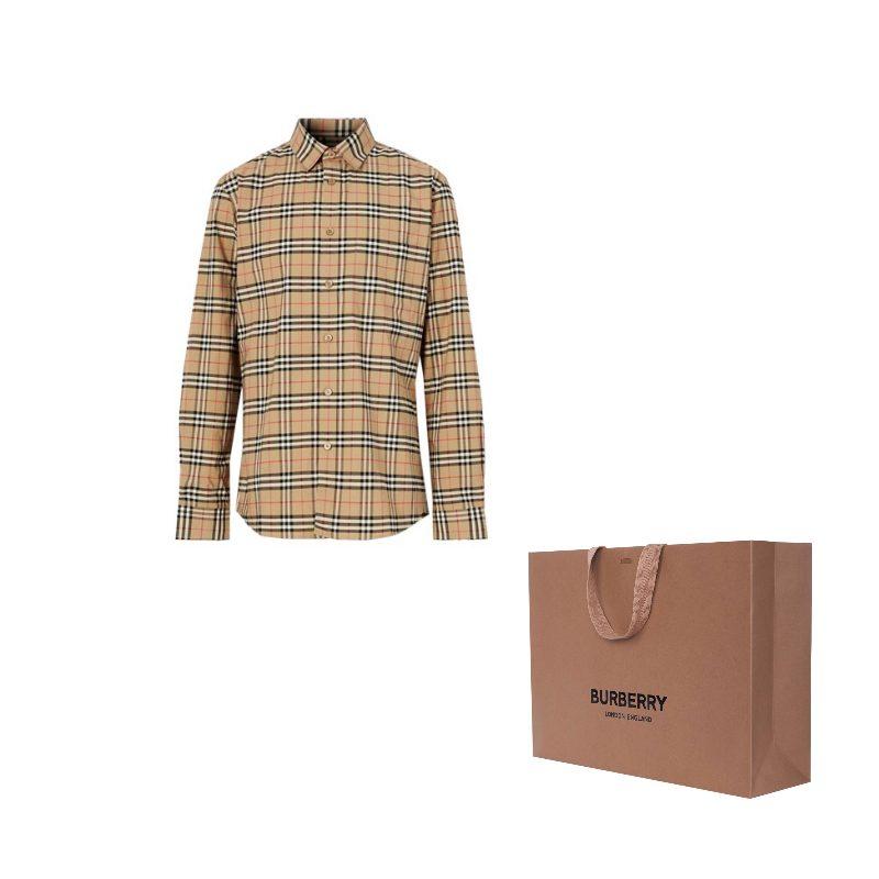 Previous Season small scale check shirt 80209661