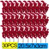 60/1 Stück Weihnachten Rote Beeren Zweige Künstliche Stechpalmenbeeren Staubgefäße Pflanzen Blumen Kranz Ornamente Weihnachtsbaum Party Hausdekoration